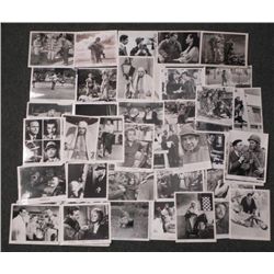 50 Movie Promo Photos Vintage B & W 8x10 Lot 1950s-70s