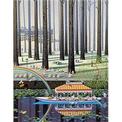 Rainbow By Yamagata Signed Serigraph