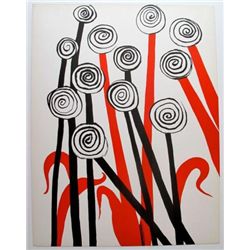 JOYS OF THE NEOPHITE 1972 Lithograph Alexander Calder