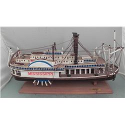 LARGE MODEL OF A 1850 MISSISSIPPI PADDLEBOAT-22 -GREAT