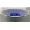 Image 1 : Large Artist Signed Pottery Bowl w/ Blue Spots