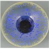 Image 2 : Large Artist Signed Pottery Bowl w/ Blue Spots
