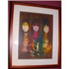 Image 1 : Sisters by Vardi Signed Acrylic Painting