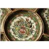 Image 2 : Antique Chinese Rose Medallion Sweet Meat set.