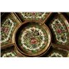 Image 3 : Antique Chinese Rose Medallion Sweet Meat set.