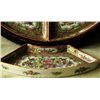 Image 5 : Antique Chinese Rose Medallion Sweet Meat set.