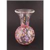 Image 1 : Rina Fehrensen Art Glass Clear Vase w/Colored Spots