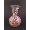 Image 2 : Rina Fehrensen Art Glass Clear Vase w/Colored Spots