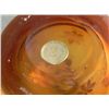Image 3 : Hand Painted Art Glass Decanter Romania