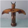 Image 3 : Hand Carved Alaskan Inuit Totem Pole Foxmoore Signed