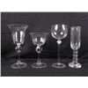 Image 2 : 8) Large Fancy Fine Crystal Glasses- Wine and Champagne