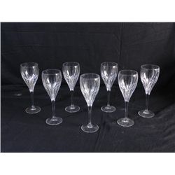 Seven Di Vinci Crystal Wine Glasses