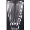 Image 1 : Heavy Crystal Vase w/Subtle Twist Pattern Octagonal Top