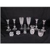 Image 1 : Romatic Dinner Crystal Glasses Vases Candlesticks