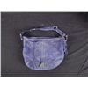Image 1 : Coach Light Blue Suede Purse Hand Bag