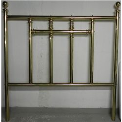 Antique Brass Queen Size Bed Frame w/Globe Finials