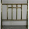 Image 4 : Antique Brass Queen Size Bed Frame w/Globe Finials