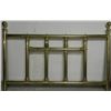 Image 9 : Antique Brass Queen Size Bed Frame w/Globe Finials
