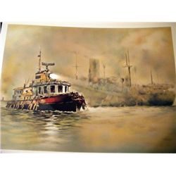 The Tug Boat by John Kelly