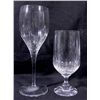 Image 2 : 15 Pc Stylish Crystal Wine / Water Glasses Set