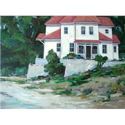 The Villa Original Acrylic By Baker