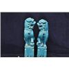 Image 2 : Pair of Foo lions resting their paw upon a ball 14