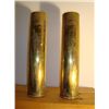 Image 6 : Pair of French WWI Trench Art Artillery Shells Shield