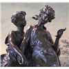 Image 1 : Charming Bronze Sculpture Victorian Sisters
