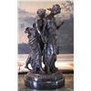 Image 2 : Charming Bronze Sculpture Victorian Sisters