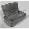 Image 3 : Antique Pewter Make-Up Box Container w/ Hidden Mirror