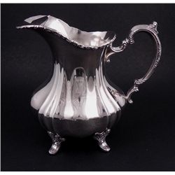 Poole Silver Plated Water Pitcher Lancaster Rose 401A