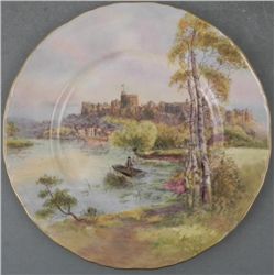 Royal Worcester Windsor Castle Plate England