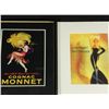 Image 2 : 4 Vintage Advertising Posters Prints Grace Kelly,Monnet