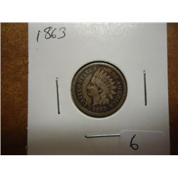 1863 INDIAN HEAD CENT