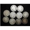 Image 1 : 10 ASSORTED BARBER DIMES