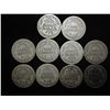 Image 2 : 10 ASSORTED BARBER DIMES