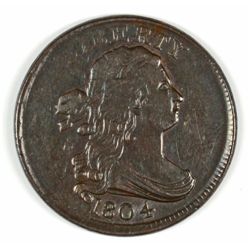 1804 1/2 CENT COHEN-13 PLAIN 4 STEMLESS AU