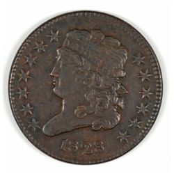 1828 1/2 CENT 13 STARS VARIETY COHEN 3 NICE XF/AU