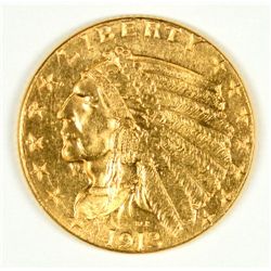 1913 $2.50 GOLD INDIAN CHOICE BU