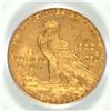 Image 3 : 1910 $5 GOLD INDIAN PCGS AU-50 OLD GREEN LABEL LOOKS NICER