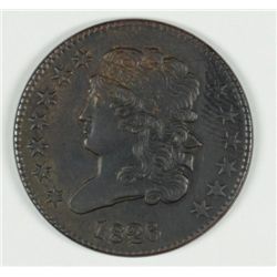 1826 1/2 CENT COHEN 1 AU-55 SHARP STRIKE
