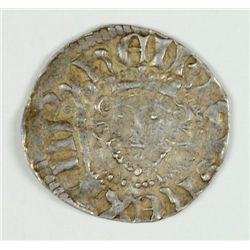 ENGLAND HENRY III LONG CROSS SILVER PENNY 1216-1272 FINE