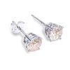 Image 1 : 0.20 CT. H-I SI2 Genuine Diamond 14k WG Stud Earrings