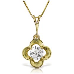 14k Solid Gold 0.50ct Diamond Necklace