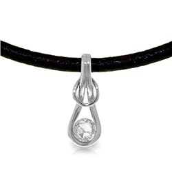 14K White Gold .50ct J-K,SI-2 Diamond Infinity Necklace