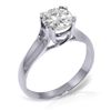 Image 1 : 1.0 CT. F-G SI3 Genuine Diamond Ring in 14k White Gold