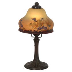 7 in. Handel Reverse Painted Boudoir Lamp