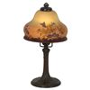Image 1 : 7 in. Handel Reverse Painted Boudoir Lamp