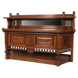 Lg. Oak Arts & Crafts Buffet