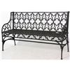 Image 6 : 3 Gothic Iron Benches